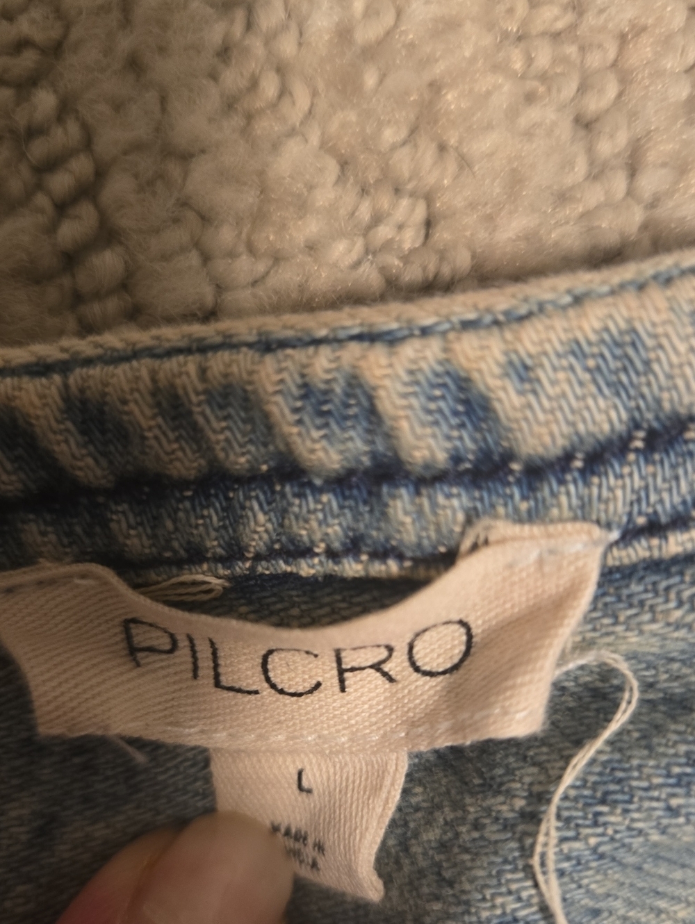Pilcro by Anthropologie Sleeveless Washed Denim Vest-Denim Light - Picture 8 of 9